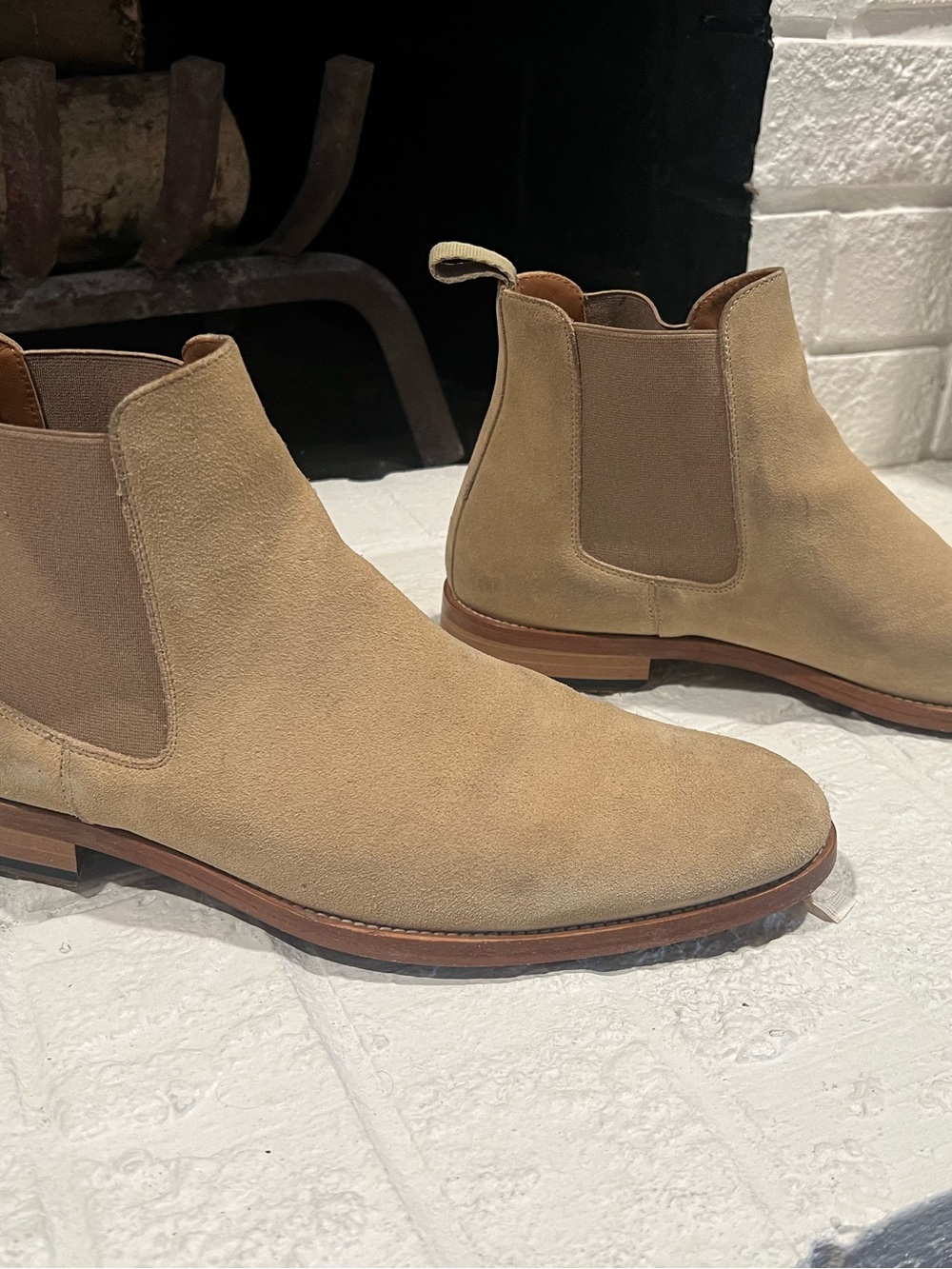 Taft Tan Suede Chukka Chelsea Boots